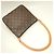 Bolsa de Ombro Louis Vuitton Monogram Looping MM Marrom - vista 3