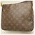 Bolsa de Ombro Louis Vuitton Monogram Looping MM Marrom - vista 7