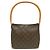 Bolsa de Ombro Louis Vuitton Monogram Looping MM M51146 Marrom - vista 2