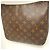 Bolsa de Ombro Louis Vuitton Monogram Looping MM M51146 Marrom - vista 6