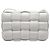Borsa a tracolla Padded Cassette Bottega Veneta Bianco D'oro - vista 2