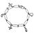 Autre Marque Bracciale a catena Tiffany & Co. Elsa Peretti con 5 ciondoli Argento