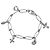 Autre Marque Bracciale a catena Tiffany & Co. Elsa Peretti con 5 ciondoli Argento - vista 2