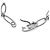 Autre Marque Bracciale a catena Tiffany & Co. Elsa Peretti con 5 ciondoli Argento - vista 3