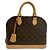 Borsa Louis Vuitton Monogram Alma PM Marrone Beige