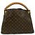 Borsa Louis Vuitton Monogram Artsy MM Marrone Beige