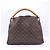 Borsa Louis Vuitton Monogram Artsy MM Marrone Beige - vista 2