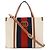 Borsa Tote e a Tracolla Gucci Interlocking G Web Stripe Marrone Rosso Verde Blu navy - vista 2