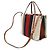Borsa Tote e a Tracolla Gucci Interlocking G Web Stripe Marrone Rosso Verde Blu navy - vista 3