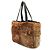 Bolso Tote CHANEL de piel de conejo Coco Mark Castaño Negro - vista 3