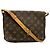 Borsa a tracolla LOUIS VUITTON Monogram Musette Tango Marrone Beige