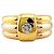 Cartier Drei-Farben Diamantbandring Golden - Ansicht 3