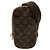Borsa a tracolla Louis Vuitton Monogram Pochette Gange Marrone Beige