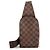 Borsa a tracolla Louis Vuitton Damier Ebene Marrone