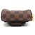 Borsa a tracolla Louis Vuitton Damier Ebene Marrone - vista 4