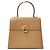 Gancini Borsa in pelle beige Salvatore Ferragamo