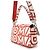 Borsa Fendi Baguette Medium Bianco Rosso - vista 2