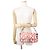Borsa Fendi Baguette Medium Bianco Rosso - vista 4