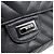 Borsa a tracolla con catena Chanel 2.55 in pelle di vitello invecchiata chevron Nero - vista 16