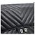Borsa a tracolla con catena Chanel 2.55 in pelle di vitello invecchiata chevron Nero - vista 8