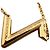 Collana Louis Vuitton Vault Upside Down D'oro - vista 5