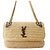 Borsa a tracolla con catena Yves Saint Laurent Paris Marrone
