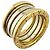 Bulgari Bvlgari B.zero1 Ring mit 4 Bändern Golden