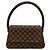 Louis Vuitton Damier Mini Looping Handtasche Braun Rot Beige
