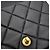 Borsa a tracolla con catena Chanel Matelassé in pelle d'agnello Nero - vista 10