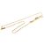 Collar Essential V Supple Louis Vuitton Gold Plated Gold Dorado