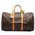 Louis Vuitton Brown Monogram Keepall 50 Marrom