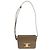 Céline Celine Brown Teen Shiny Calfskin Triomphe Crossbody Marrone Cachi
