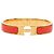 Hermès Clic H Armband PM aus rotem Emaille