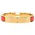 Hermès Clic H Armband PM aus rotem Emaille - Ansicht 3