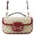 Borsa Gucci Beige GG Supreme Horsebit 1955 con manico superiore
