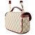 Borsa Gucci Beige GG Supreme Horsebit 1955 con manico superiore - vista 2