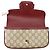 Borsa Gucci Beige GG Supreme Horsebit 1955 con manico superiore - vista 4