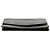Cartera larga con solapa Chanel Black CC de piel de cordero acolchada Negro - vista 3