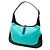Borsa a tracolla Jackie Gucci in tela blu - vista 2