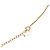 Autre Marque Collana Dior Gold con pendente logo CD placcato oro D'oro - vista 4