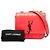 Autre Marque Borsa a catena Vicky Small Monogram in vernice Orange Saint Laurent Rosso Arancione - vista 7