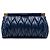 Clutch con struttura in vernice Matelassé blu Miu Miu Blu navy