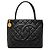 Chanel Black Caviar Medallion Tote Schwarz