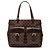 Louis Vuitton Brown Damier Ebene Uzes Marrom