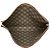Clutch Gucci in tela beige con logo - vista 4