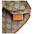Clutch Gucci in tela beige con logo - vista 5