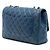 Chanel Blue Jumbo Classic Lambskin Single Flap Blau Dunkelblau - Ansicht 2