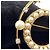 Autre Marque Spilla Clair D Lune Dior Gold placcata in oro con cristalli e perle sintetiche D'oro - vista 5