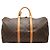 Louis Vuitton Brown Monogram Keepall Bandouliere 50 Marrone