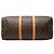 Louis Vuitton Brown Monogram Keepall Bandouliere 50 Marrone - vista 3